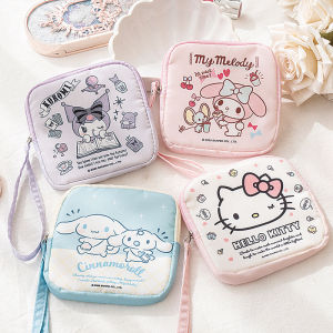 Sanrio | Cute Sanrio Sanitary Napkin Bag Multifunctional Makeup Lipstick Pouch Waterproof Travel Organizer for Women Girls