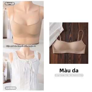 JIFANPAUL | Áo Ngực Dây Nhỏ Cổ Thấp Không Seam Nâng Đỡ