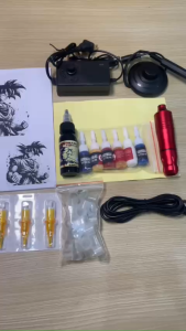 Combo 1 máy pen V1 kèm 6 mực ẋăm mầu thể tích 5ml
