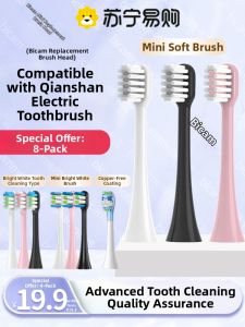 Electric Toothbrush Head Replacement for JIMOK Jinmeike M1 K2K1 TC_01 Q5 Q7 Q8 2258 Deep Cleaning Adult Hardness Bicamme