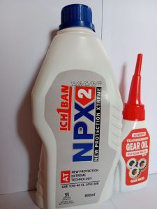 Paket oil mesin dan gardan untuk motor honda scoopy beat dan PARIO.