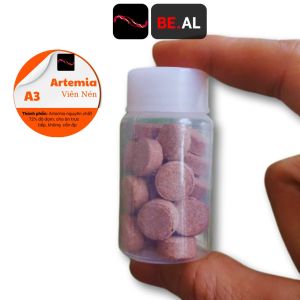 Viên Nén Artemia BE.AL Cho Cá - Tăng Cường Sức Khỏe Giàu Protein Bảo Quản Dễ Dàng 1 Viên Nén Dành Cho 20-30 Con Cá