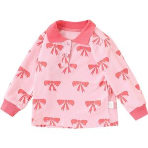 Hamqi | Spring & Autumn New Pure Cotton Pink Polo Shirt for Girls