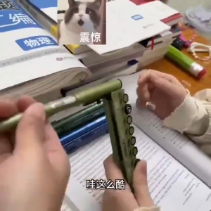 Missile Model Pen Missile Design Ballpoint Pen 0.38mm Black Ink Neutral Pen Childrens Stationery