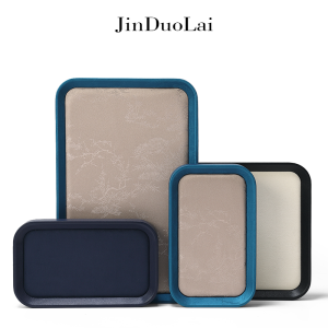 Jindelai Jewelry Display Tray Bracelet Necklace Ring Jewelry Printing Tray Cultural Play Jadeite Viewing Tray