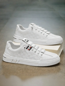 Warrior | Slip-on Leather Casual White Shoes