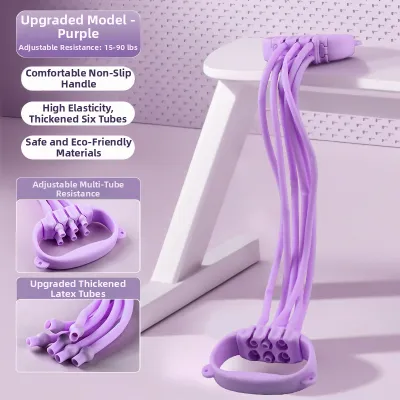 Adjustable Back Exerciser 8-Shape Elastic Band
