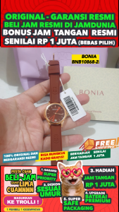 JAM BONIA ORIGINAL - BONIA BNB10868-2542 BONIA BNB 10868 2542 - LALUNA - Women CT - Rubber - Brown - JAMDUNIA / JAM DUNIA JD18 # JAM TANGAN WANITA JAM WANITA JAM TANGAN ANTI AIR $ JAM TANGAN BONIA BNB10858 2542 BONIA BNB 10858 2542 BONIA BNB108582542 S003