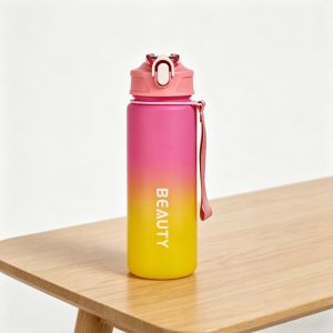 600ml Large Capacity Frosted Plastic Water Bottle Suitable for Outdoor Sports and Office Use Frosted Sports Bottle