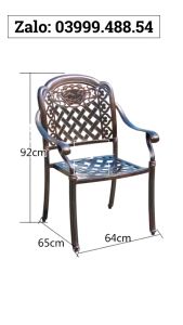 Các mẫu Ghế Nhôm Đúc Nhập Khẩu Ghế Sân Vườn Ghế Nhôm Đúc Ngoài Trời  Ghế ĐẸP + GIÁ RẺ - G03