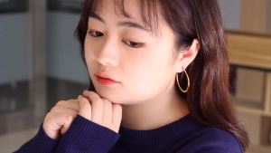 LUXUSTEEL 10mm-65mm Classic Stainless Steel Hoops For Women Girls Rose Gold Color Big Round Circle Earrings No Fade Anti-allergy