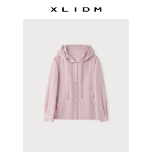 Large Size Lightweight Breathable Shell Buttons Slim Fit Versatile Hooded Sun Protection Jacket