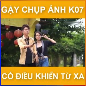 Gậy Chụp Ảnh K07 Đa Năng Bluetooth Selfie Kèm Điều Khiển Từ Xa Remote - BẢO HÀNH ĐỔI MỚI