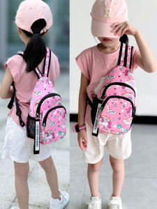 กระเป๋าคาดหน้าอกรูปมังกร Unicorns สำหรับเด็กผู้หญิง กระเป๋าสะพายข้างเด็กผู้หญิงสำหรับเดินทาง กระเป๋าสะพายไหล่แบบลำลองสำหรับเด็ก