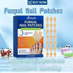 Ximonth Fungal Nail Patches Breathable Thickness Discolored Broken Nail Repair Overnight Nail Care Products Toenail Fungus Patch