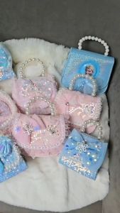 SET TÚI XÁCH VÀ VƯƠNG MIỆN CÔNG CHÚA MINKBABY CHO BÉ GÁI