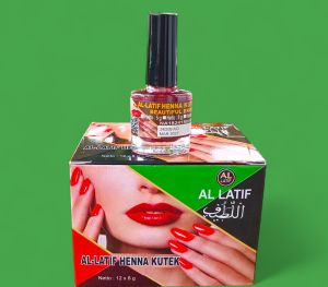 Kutek Henna Al-latif Halal BPOM Beautiful Brown 8gr