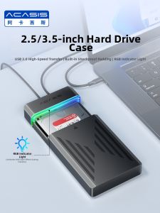 Acasis | SATA Hard Drive Enclosure for 2.5 and 3.5 Inch Drives