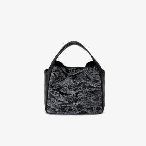 bampo | Handheld & Crossbody Wedding Basket Bag Red Genuine Leather