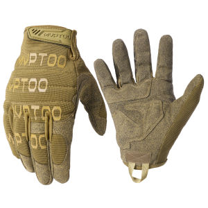 Ngoài Trời Găng Tay Chiến Thuật Quân Sự Huấn Luyện Quân Đội Thể Thao Leo Núi Chụp Săn Bắn Đi Xe Đạp Xe Full Ngón Tay Chống Trượt Găng Tay Hở Ngón