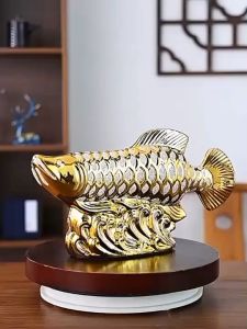 โมเดลปลาแอโรวานาสีทอง DT59-73