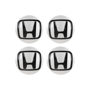 Honda | 4pcs Car Wheel Center Cap Hub Cover Badge Emblem Sticker Car Accessorie For Honda Civci FIT CRV Accord Jazz HRV Stepwgn CRZ 5th