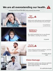 Tehaola | Eye Protection Privacy Anti-Blue Light Screen Protector for iPhone