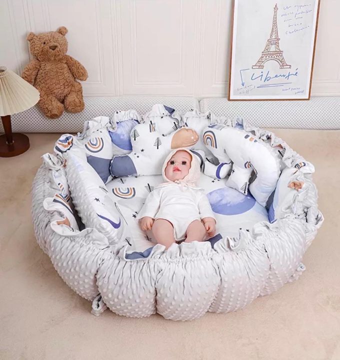 Baby Cocoon Sleeping Nest Bed Baby Lounger Bed Baby Sleeping Nest Baby Playmat Baby Bed Pillows NOT INCLUDED Lazada PH