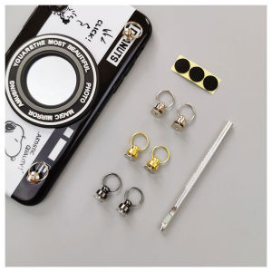 Handmade DIY Phone Case Accessories Lanyard Screw Wrist Strap Crossbody Bag Alloy Material Phone Hanging Ornaments Chain