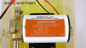 SEAFLO 3.2GPM 12LPM Oil Gear Pump 12V/24V Self-Priming Transfer Pump | Engine Oil Diesel Hydraulic Oil Transfer
