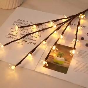 1pc 20LED Cherry Blossom Tree Landscape Lighting Battery Powered Used for Home Garden Wedding Birthday Christmas Festival Part