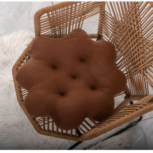Thickened Fleece Biscuit Cushion Office Long-Sitting Cushion Tatami Mat Cute and Practical round Rectangle Chair Cushion