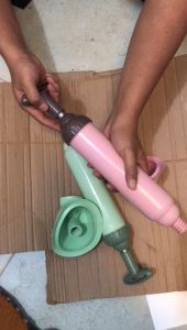 Terbaru Penyedot WC Fleksibel Toilet Plunger Pompa WC Duduk Mampet Alat Pembersih Saluran Pipa Tersumbat HSB