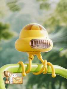 Automatic Oscillating Singing Bluetooth Music Baby Stroller Small Fan Rechargeable Baby Bed No-Leaf Octopus Y2025 Child Pushcart