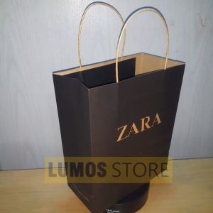Paper bag Zara collection small 25 x 20 x 10 cm