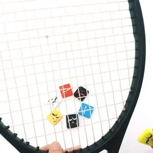 Tennis Dampener Tennis Racket Vibration Damper Tennis Racket Shock Absorber Dampener Commemorative Model Anti-Vibration Silicone Sport Accessories Reduce Vibration
