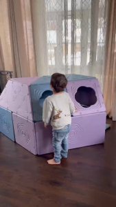 Magnetic Building Blocks Lightweight Panels with Built-in Magnets Giant Modular Playhouse Panels
