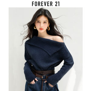 Forever21 | Áo Sweater Dệt Kim Một Vai Trễ