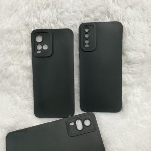 Silikon Xiaomi Redmi Note 10S Note 10 4G Softcase Casing Selikon Case Macaron Pelindung Pro Camera Full Black Hitam