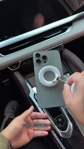 แม่เหล็กติดโทรศัพท์ ที่สุดตั้งมือถือแม่เหล็ก ปรับมุมมอง 3 แกน พับเก็บได้และปรับความยาวได้ #K007