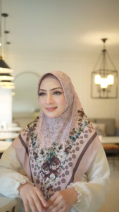 Hijab Bergo instan Motif Premium jilbab instan terbaru l Bergo Printing Syari Muslim Wanita Syari