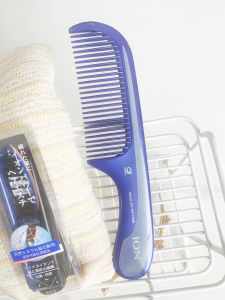 หวีตรงไอออนลบนำเข้าจากญี่ปุ่นหวีเกล้าผมปลายแหลมหวีพับแบบพกพาสำหรับผู้หญิงหวีนวดป้องกันไฟฟ้าสถิตย์