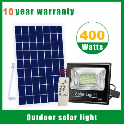 10 Year Warranty Original 1000W Solar Light LED Outdoor Sensor Solar Flood Light Waterproof Street Lamp