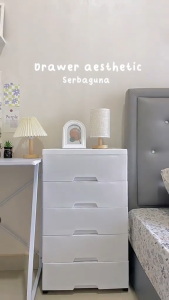 Lemari Plastik Lemari Pakaian Laci Plastik Kabinet Drawer Storage Cabinet Loker Plastik