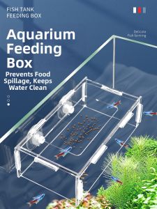 CHONGXIAOSHUAI | Acrylic Feeder Floating-prevent Fish Food Feeder Circle