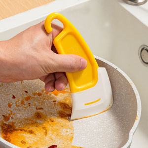 Dụng Cụ Cạo Sạch Bộ Đồ Ăn Thìa Làm Sạch Khay Đựng Thực Phẩm Đáy Chống Vết Bẩn Chịu Được Nhiệt Độ Cao Dụng Cụ Nhà Bếp