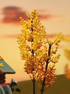 Funwhole | Bộ Mô Hình Xây Dựng Cabin Gỗ Mùa Thu In Đầy Đủ Có Đèn