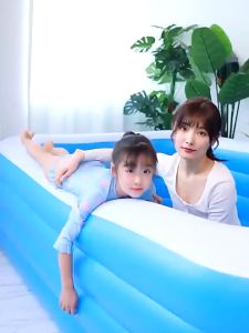 【ฟรีไมโครโฟน WS-858】สระเป่าลมครอบครัว สระน้ำเป่าลม 3m3ชั้น สระว่ายน้ำเด็ก สระว่ายน้ำใหญ่ สระน้ำถูกๆใหญ่(โดยไม่ต้องปั๊มลม)