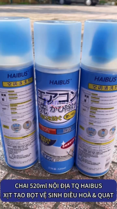 Chai Xịt Vệ Sinh Điều Hoà 520ML Hương Chanh Tạo Bọt Tẩy Rửa Dàn Máy Lạnh Quạt Làm Mát Tại Nhà Hiệu Quả