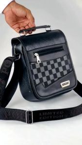 Tas Selempang Kulit PU 9 inch POLO AMSTAR Slingbag Tas Pria